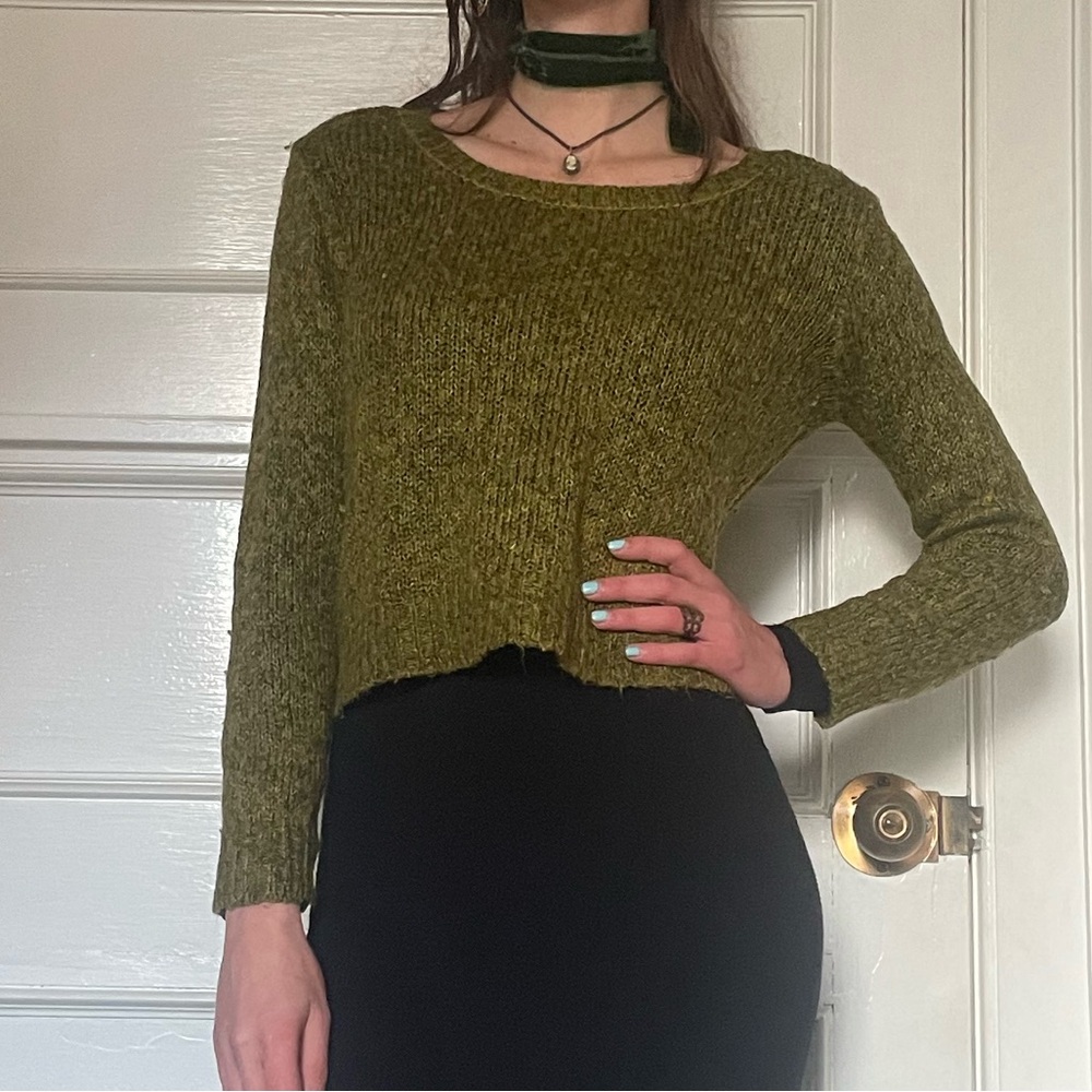 Green Knit Sweater